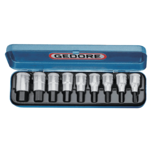 Gedore Inbusdopset 1/2"-9 dlg